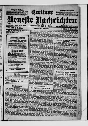 Berliner Neueste Nachrichten vom 31.03.1907