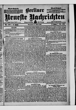 Berliner Neueste Nachrichten vom 06.04.1907