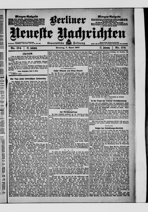 Berliner Neueste Nachrichten on Apr 7, 1907