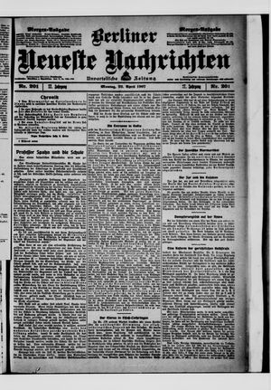 Berliner Neueste Nachrichten vom 22.04.1907