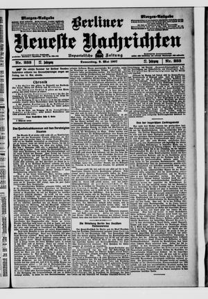 Berliner Neueste Nachrichten vom 09.05.1907