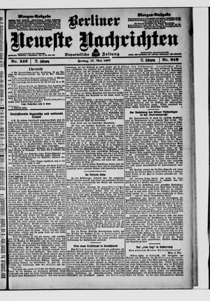 Berliner Neueste Nachrichten vom 17.05.1907