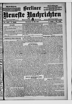 Berliner Neueste Nachrichten vom 18.05.1907