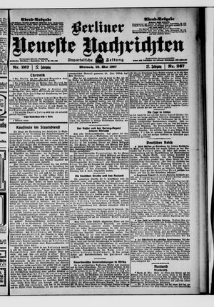 Berliner Neueste Nachrichten vom 29.05.1907