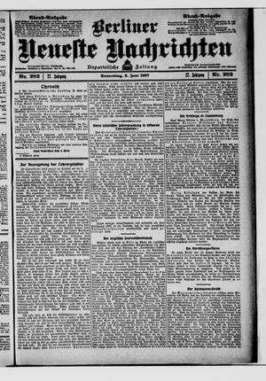 Berliner Neueste Nachrichten on Jun 6, 1907