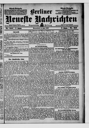 Berliner Neueste Nachrichten vom 08.06.1907