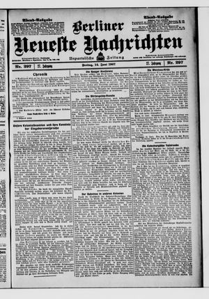 Berliner Neueste Nachrichten vom 14.06.1907