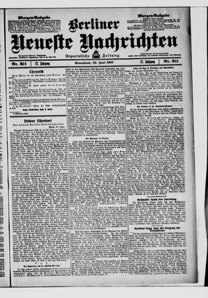 Berliner Neueste Nachrichten vom 22.06.1907