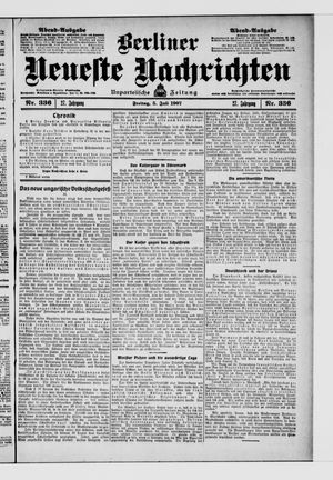 Berliner Neueste Nachrichten vom 05.07.1907