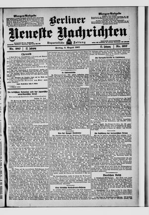 Berliner Neueste Nachrichten vom 02.08.1907