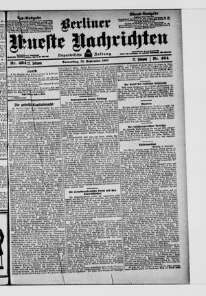 Berliner Neueste Nachrichten vom 12.09.1907