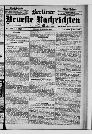 Berliner Neueste Nachrichten vom 25.11.1907