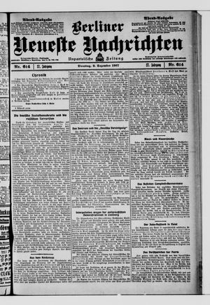 Berliner Neueste Nachrichten vom 03.12.1907
