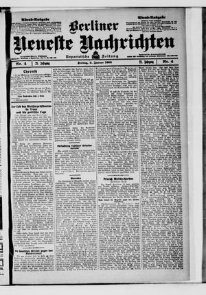Berliner neueste Nachrichten vom 03.01.1908