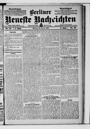 Berliner Neueste Nachrichten vom 13.01.1908