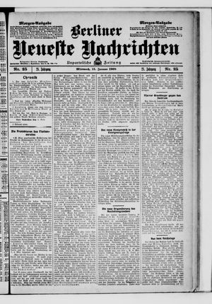 Berliner Neueste Nachrichten vom 15.01.1908