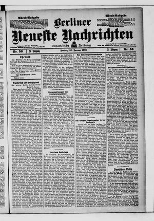 Berliner neueste Nachrichten vom 31.01.1908