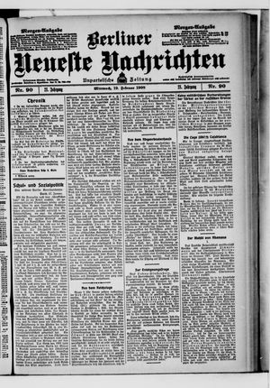 Berliner Neueste Nachrichten vom 19.02.1908
