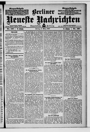 Berliner neueste Nachrichten vom 06.03.1908