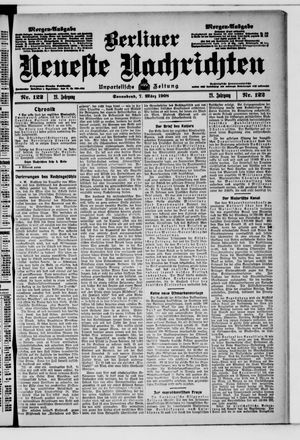 Berliner neueste Nachrichten vom 07.03.1908