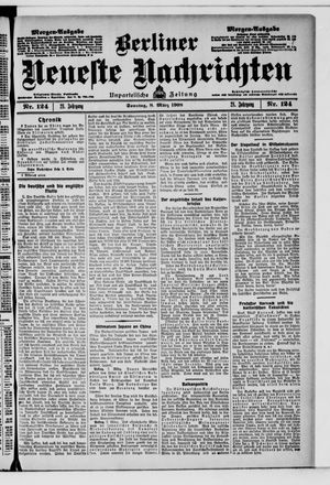 Berliner Neueste Nachrichten vom 08.03.1908
