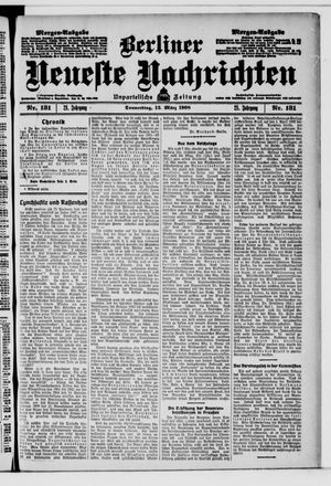 Berliner neueste Nachrichten vom 12.03.1908
