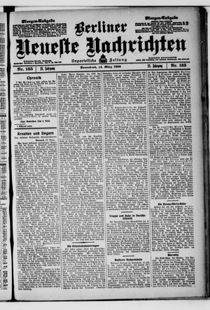 Berliner Neueste Nachrichten on Mar 14, 1908