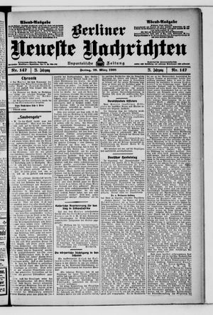Berliner neueste Nachrichten vom 20.03.1908