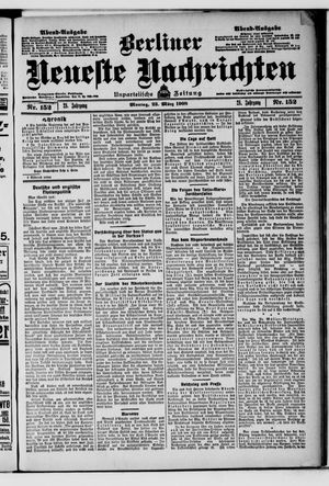 Berliner neueste Nachrichten vom 23.03.1908