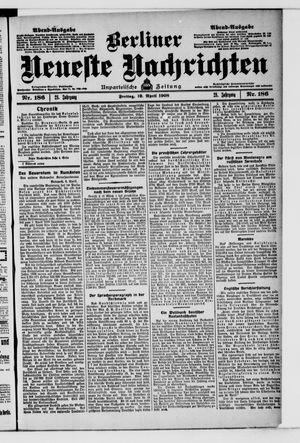 Berliner neueste Nachrichten vom 10.04.1908