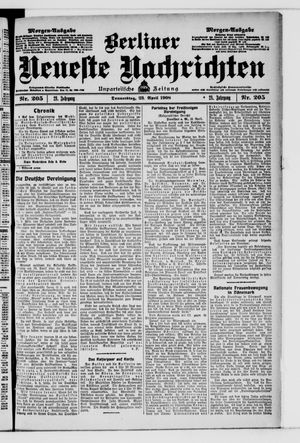 Berliner Neueste Nachrichten vom 23.04.1908