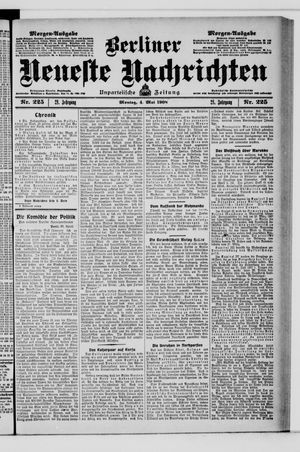 Berliner Neueste Nachrichten vom 04.05.1908