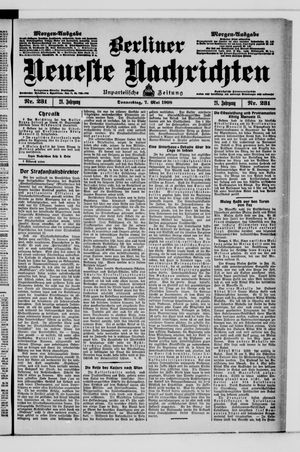 Berliner Neueste Nachrichten vom 07.05.1908