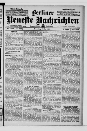Berliner Neueste Nachrichten vom 07.05.1908