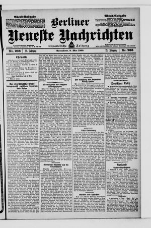 Berliner Neueste Nachrichten vom 09.05.1908