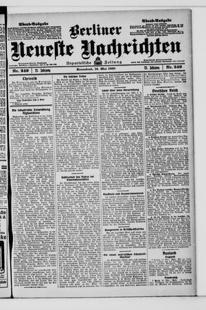 Berliner Neueste Nachrichten vom 16.05.1908