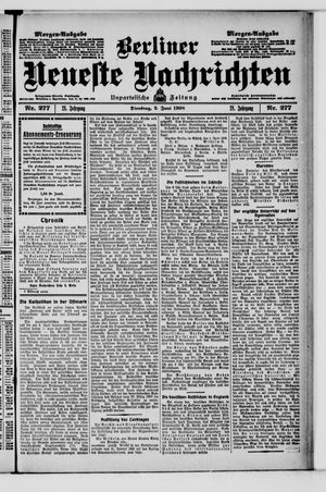 Berliner Neueste Nachrichten vom 02.06.1908