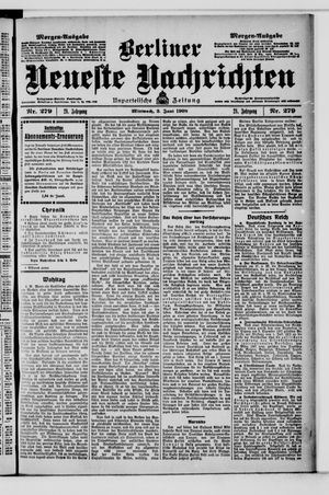 Berliner Neueste Nachrichten vom 03.06.1908