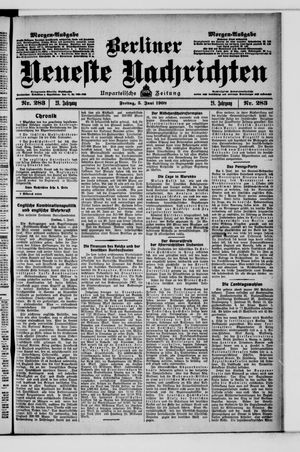 Berliner Neueste Nachrichten vom 05.06.1908