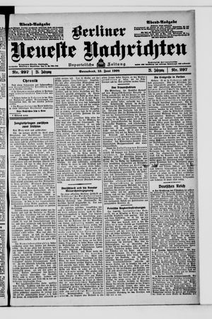 Berliner Neueste Nachrichten vom 13.06.1908