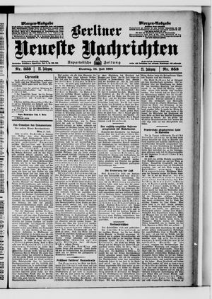 Berliner Neueste Nachrichten vom 14.07.1908