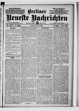 Berliner Neueste Nachrichten vom 17.07.1908