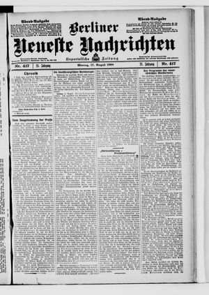 Berliner Neueste Nachrichten vom 17.08.1908