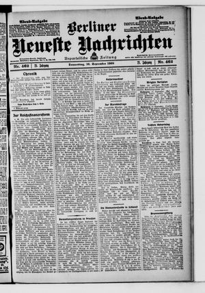 Berliner Neueste Nachrichten vom 10.09.1908
