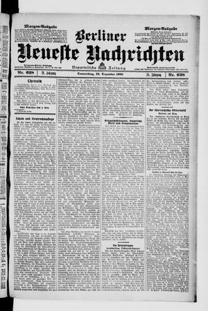 Berliner Neueste Nachrichten vom 10.12.1908