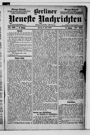 Berliner Neueste Nachrichten vom 02.07.1909