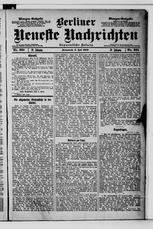 Berliner Neueste Nachrichten on Jul 3, 1909