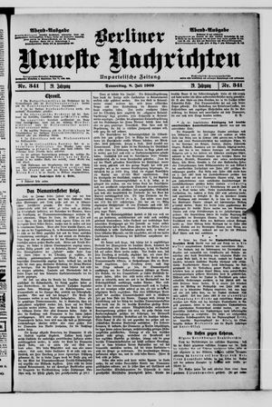 Berliner Neueste Nachrichten vom 08.07.1909