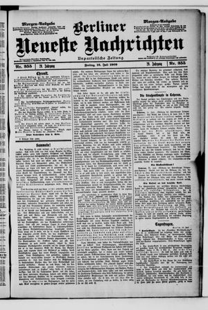 Berliner Neueste Nachrichten vom 16.07.1909
