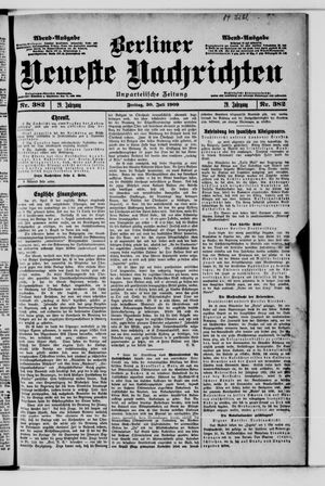 Berliner Neueste Nachrichten vom 30.07.1909